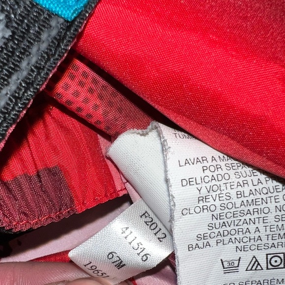 Oakley Teal Blue & Red Ski Snowboard Zip Up Hooded  Winter Jacket Size M RARE - Picture 14 of 15